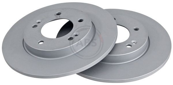 2X A.B.S. Bremsscheibe 18609 FüR Hyundai Kia-image