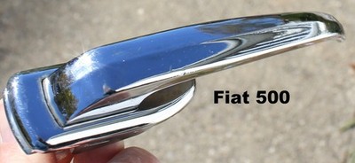 Vintage Fiat 500 Nuovo 600 600D Chrome Exterior  Door Handle Genuine