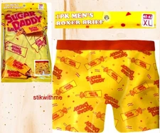 Sockopath MEN'S BOXER BRIEF  SUGAR DADDY  [XL 40-42] NEW FREE SH/Insurance/Track