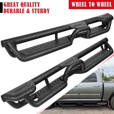Wheel to Wheel 95'' Drop 4Step FIT 19-26 Dodge Ram 1500 Crew Cab Running Board