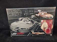 Star Wars Black Series Luke Skywalker and X-34 Landspeeder NEW. SW7