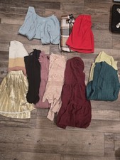 7, 8, 7/8 Mixed Girl's Clothing Lot Knit Tops Cardigans Sweaters Rompers Skirts