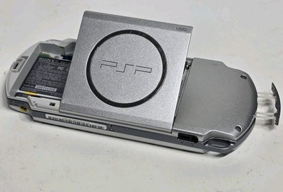 Sony PlayStation Portable PSP-3001 Silver Game Console Only No