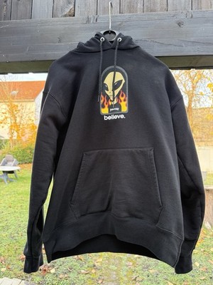 Thrasher x Alien Workshop Hoodie Kapuzenpullover Gr. S Neu Schwarz