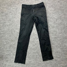 Versace for H&M Dress Pants Men's Black Greek Key Detail Pockets Classic - 30R