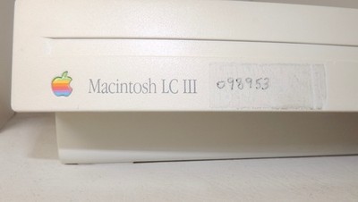 Vtg 1993 Apple Macintosh LC III Desktop Computer Tested & Working