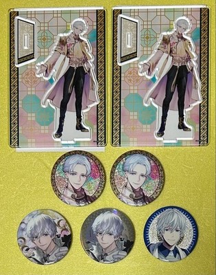 BProject KitamON Rinbiya Acrylic Stand + Aurora Glitter Can Badge 10th 7pc Set
