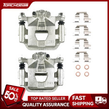 2x Silver Rear Brake Calipers W Bracket Fits 2003-2008 Nissan Maxima 440018j100