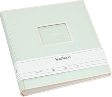 Semikolon 364060 Jumbo Album - 30X30 Cm, 100 Seiten Cremefarben, Für 10X15 Fotos