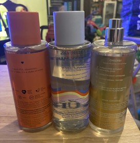 Victoria's Secret PINK lot Of 3, 8.4 Oz Body Mists New, Sugar Surf, Pumpkin