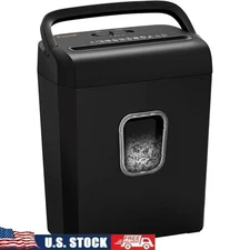 Micro Cut Paper Shredder High Security Auto Start Portable Home Office Machine