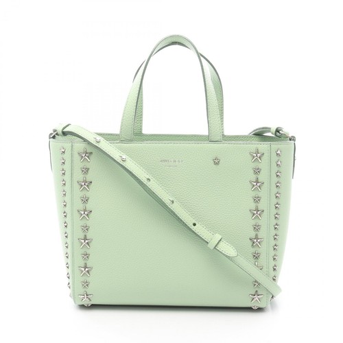 JIMMY CHOO PEGASI Handbag Bag Leather Green系