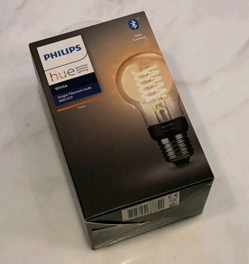 Philips Hue White Vintage A60 2100 K Warm 1 pack bulbs E27