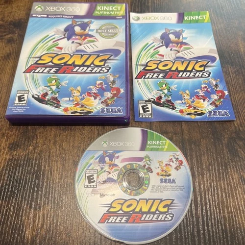 Microsoft Xbox 360 Sonic Free Riders Complete Tested Guaranteed