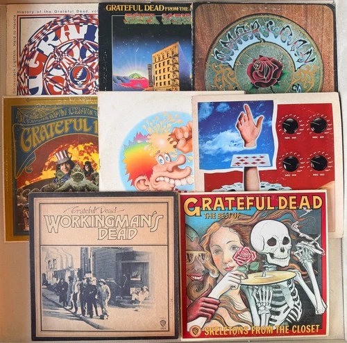 Grateful Dead Vinyl LP Record Lot Europe 72 Workingman's Dead Mars Hotel & MORE
