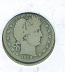 1910 BARBER QUARTER, CIRCULATED, ASW .1808