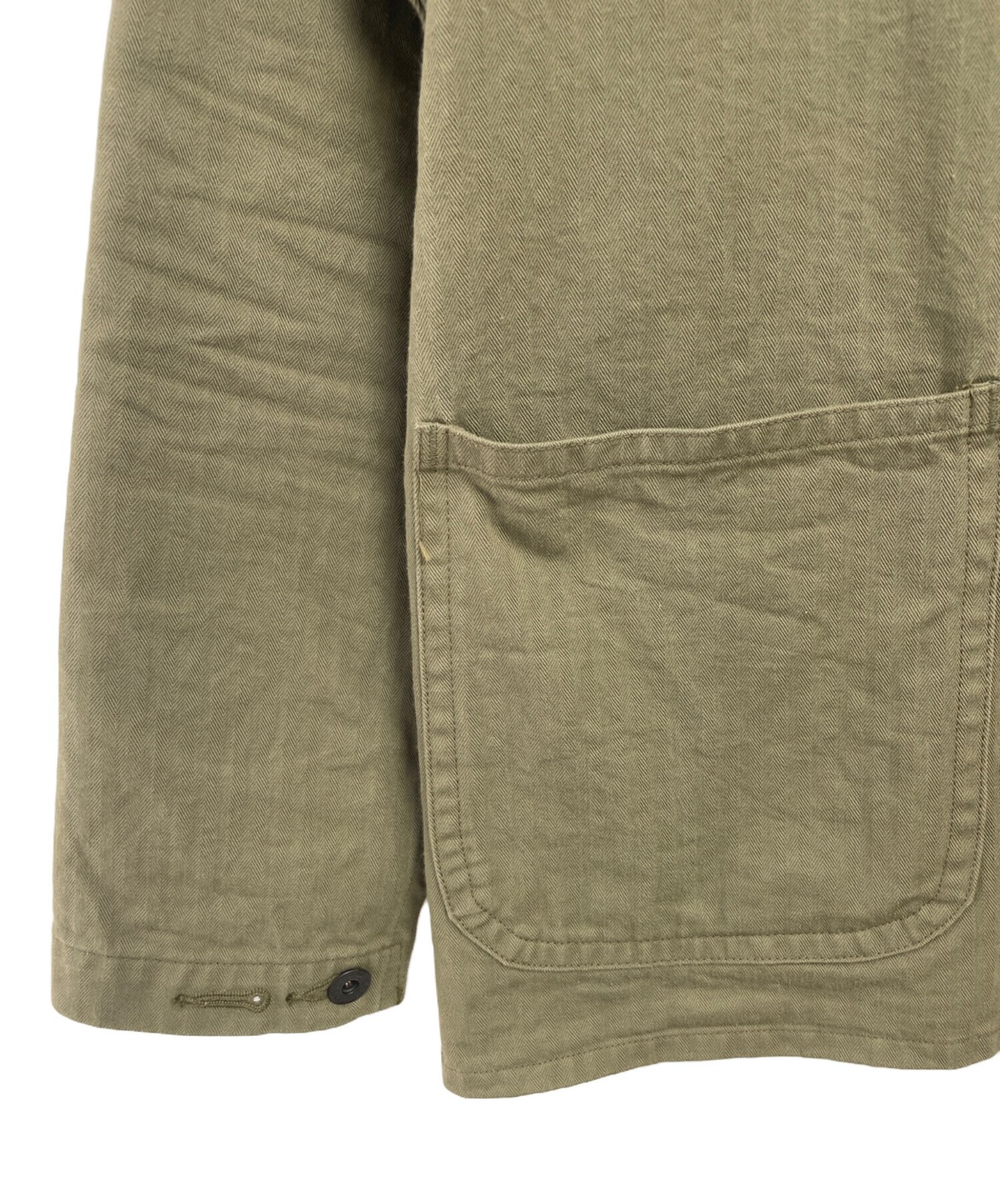 BUZZ RICKSON'S UTILITY JACKET Size: 36 Green Men … - image 5