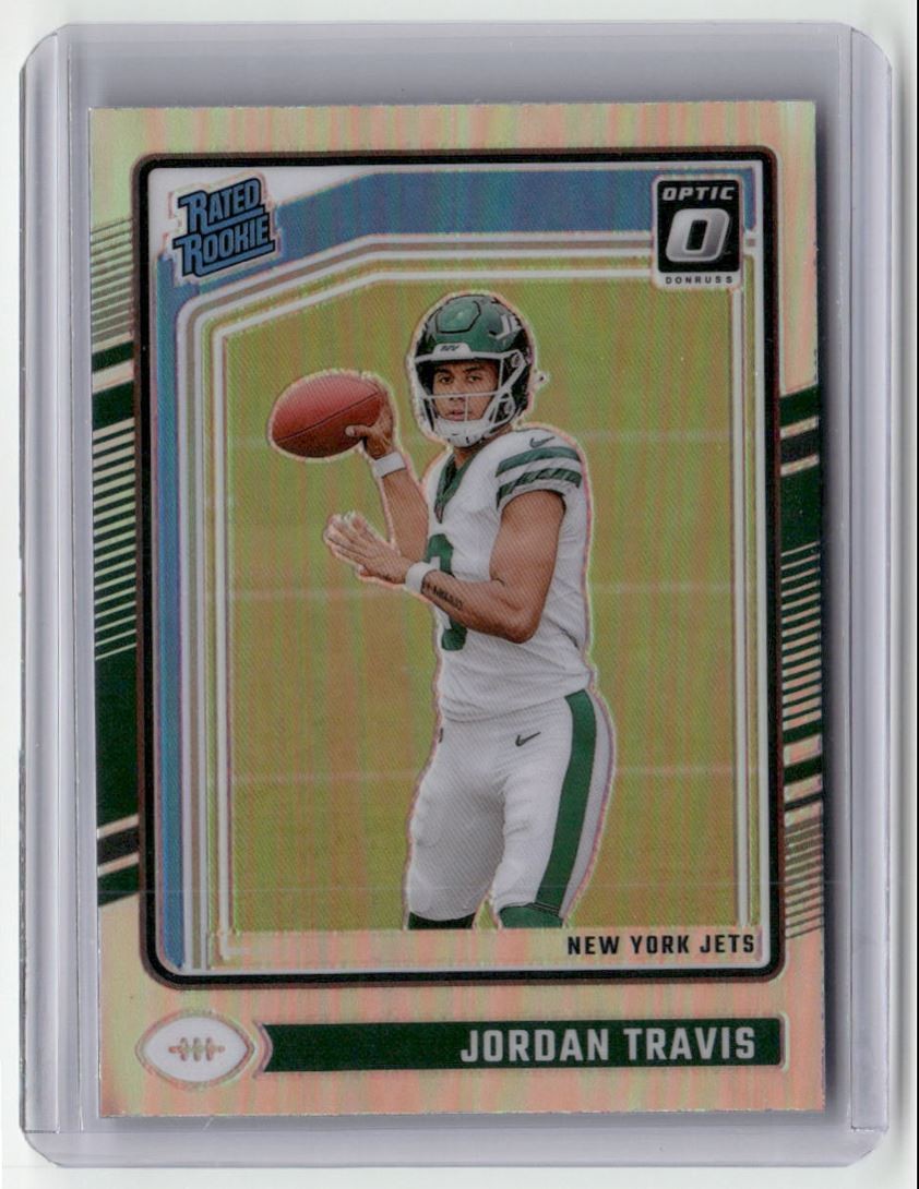2024 Donruss Optic Rated Rookie Holo Jordan Travis Rookie New York Jets #260