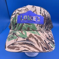 Lowes Pro Store Hat Cap Snap Back Camo Hardware Employee Team Work Mens Womens