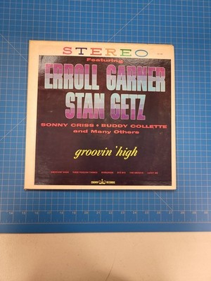 Erroll Garner Stan Getz Groovin' High Crown Records CST 284 Stereo Jazz Vinyl LP