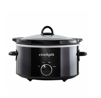 Crock-Pot  4-Quart Classic Slow Cooker, Black