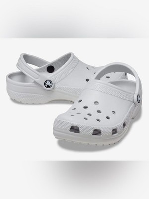 Crocs classic  White Clog Sandals Classic Comfort size J6