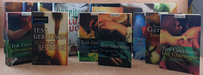 XXL Sammlung Tess Gerritsen - 15 spannende Bücher Thriller Sammlung Konvolut