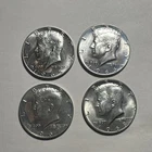 Lot Of X4 Kennedy Have Dollars 40% Silver 1965, 66, 67, 68D Au-bu