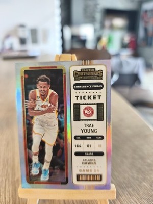 2022-23 Panini Contenders Ticket Conference Finals Trae Young / 75