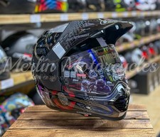 Casco Moto Arai Tour-X 5 Stampa Nero Doppio Sport Avventura