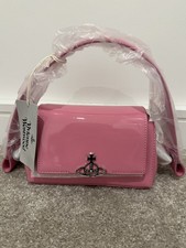 Vivienne Westwood Shoulder Bag Hazel Pink Patent Leather w/ DUSTBAG RRP £340