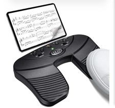 LEKATO Wireless Page Turner Bluetooth Foot Pedal Music Page Turner for Phone