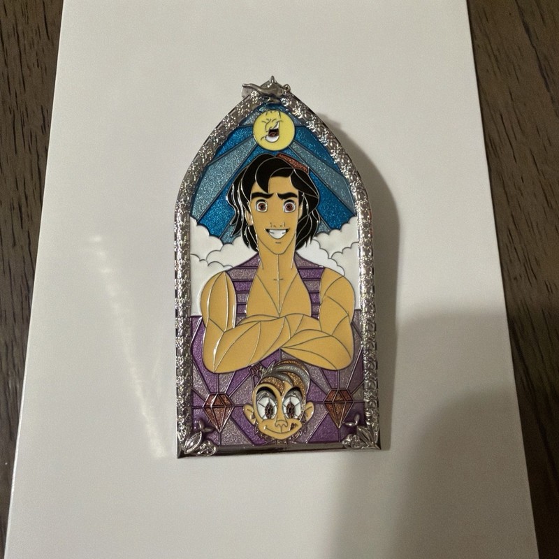 Disney Windows Of Magic Pin LE 2000 Aladdin & Abu Pin Trading 2019
