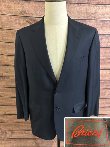 Brioni Blazer Herren 40R Wolle Made Italy Nomentano Sport Mantel Jacke Richards