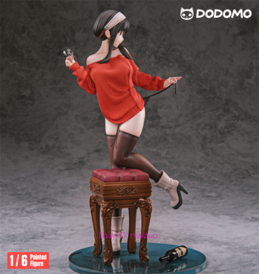 Dodomo Y F (Red sweaterVer.) 1/6 スタチュー Yor Forger Red Sweater Resin Dodomo Studio Figurine EX version 1/6