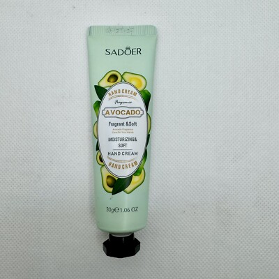 SADOER Hand Cream Avocado Fragrant  & Soft 30g/1.06fl oz, New, Sealed
