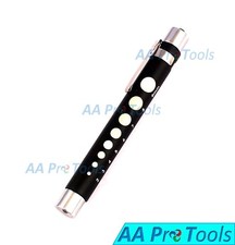 Pen Light, with Pupil Gauge for Nursing Medical Black Reusable