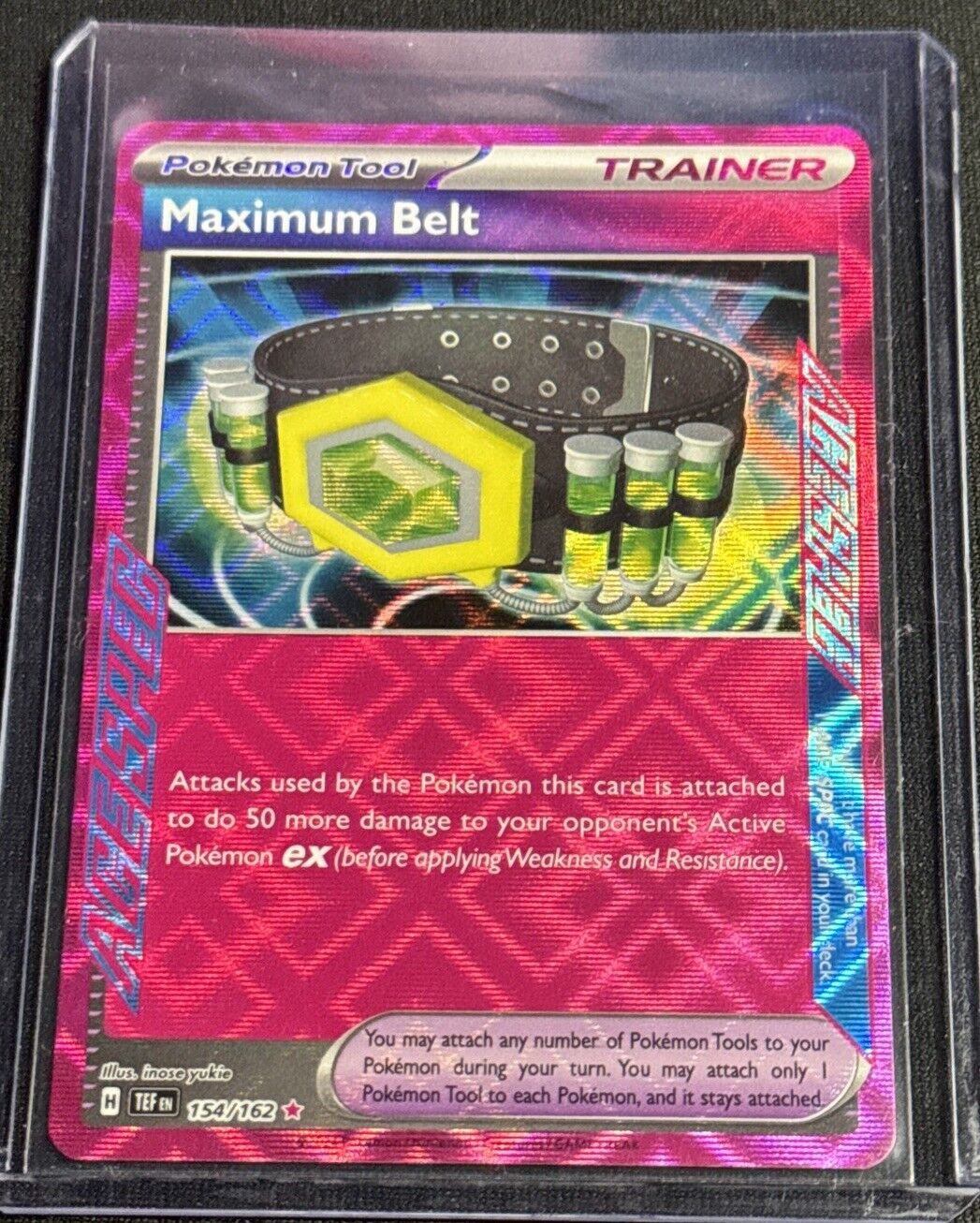 Maximum Belt 154/162 Ace Spec MINT Trainer Rare Temporal Forces Pokemon TCG