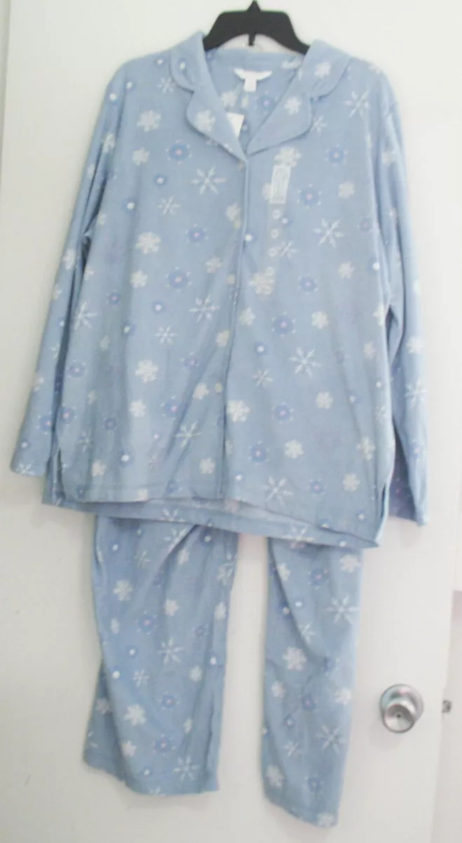 Charter Club Women's Cozy Fleece Pajama Set, Created for Macy's - Macy's