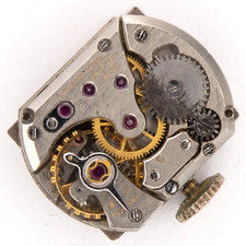 Vintage International Watch Co. IWC Cal. 41 17j Wristwatch Movement, Keeps Time
