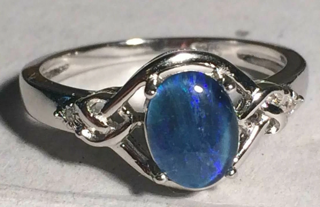 Australian opal shop rings ebay