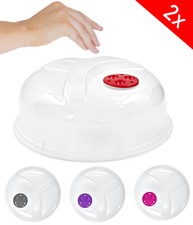 2x Mikrowellen Abdeckhaube Abdeckung Deckel Mikrowelle Haube mit extra Ventil