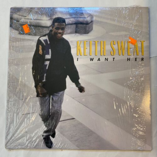 KEITH SWEAT MAKE IT LAST FOREVER VINYL LP RECORD I WANT HER 12" SINGLE - Picture 2 of 2