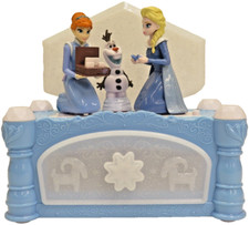 Jakks Disney's Frozen Musical Motion Jewelry Box Anna Elsa Olaf SEE VIDEO