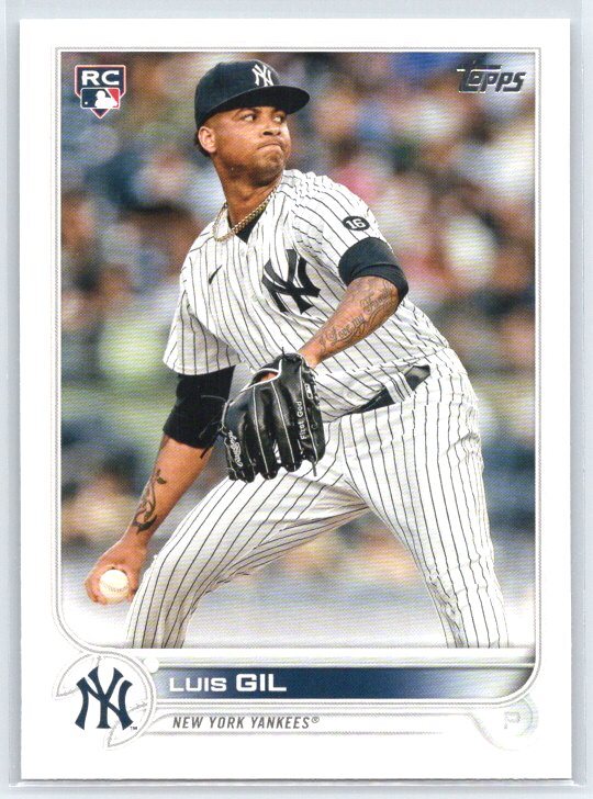 2022 Topps Luis Gil #131 RC Rookie   New York Yankees