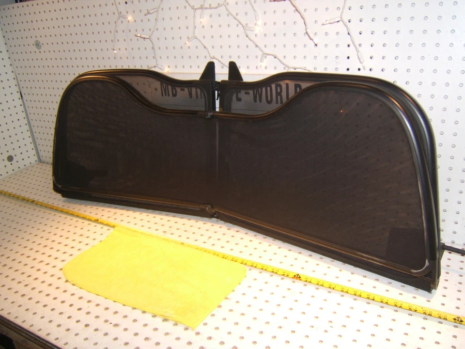 VW Escarabajo 2003 nuevo convertible malla negra parabrisas genuino VW OEM 1 deflector Foto 3 de 4