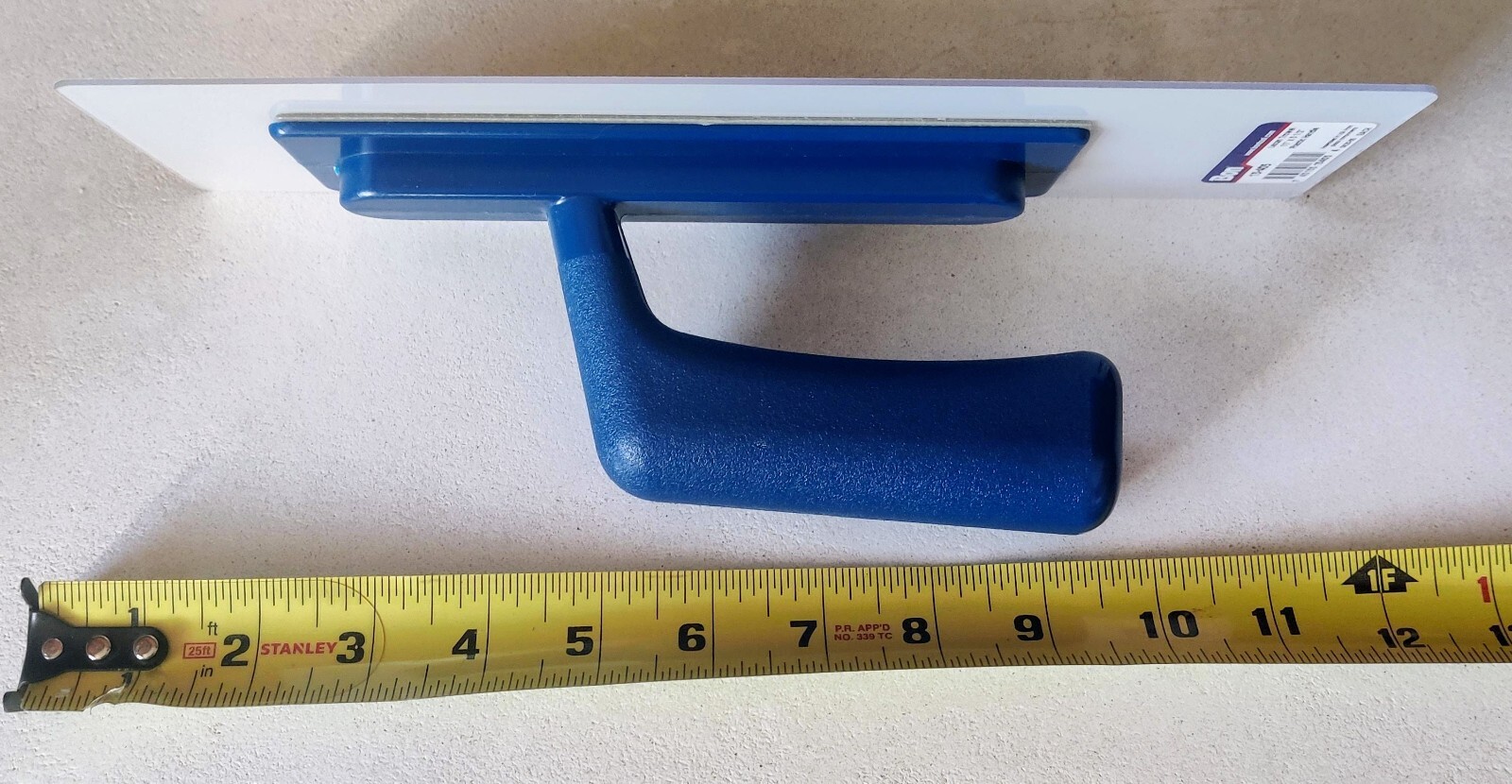 NEW Bon Tool 13-405 Lexan Finishing Trowel 3.5x11" Plastic Handle Concrete