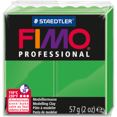 Fimo Professional Soft Polymer Clay 2oz Sap Green