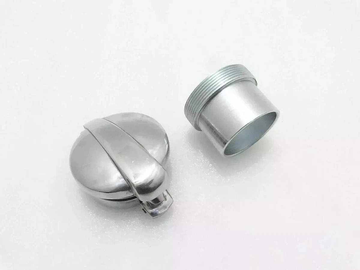 3" Aleación Monza Gasolina Tanque Combustible Flip Tapa Café Racer Ajs BSA Con E - Foto 10