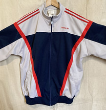 Vintage Adidas Trefoil Tricolor Warm-Up Track Jacket 80s/90s L/XL